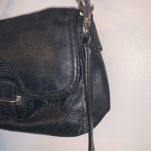 Coach Black Leather Crossbody Bag - Picture 8 of 15